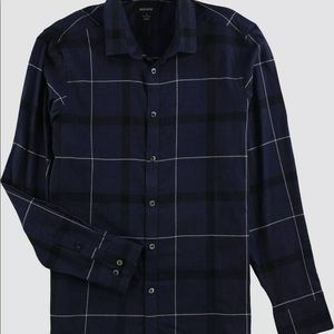 Alfani Men's Classic-Fit Brushed Plaid Shirt
